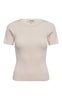 A-View Strikk - Rib SS - Pale Rose