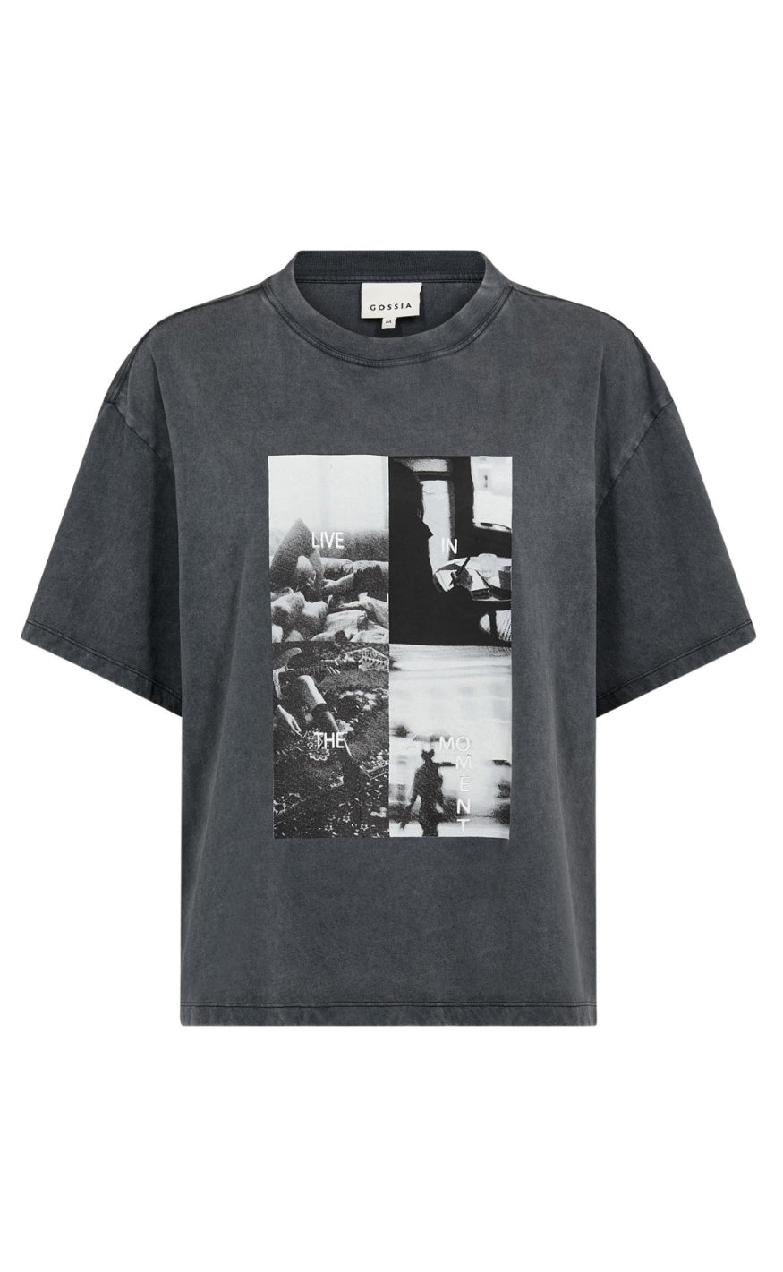 Gossia T-Shirt - Maggie - Black Washed