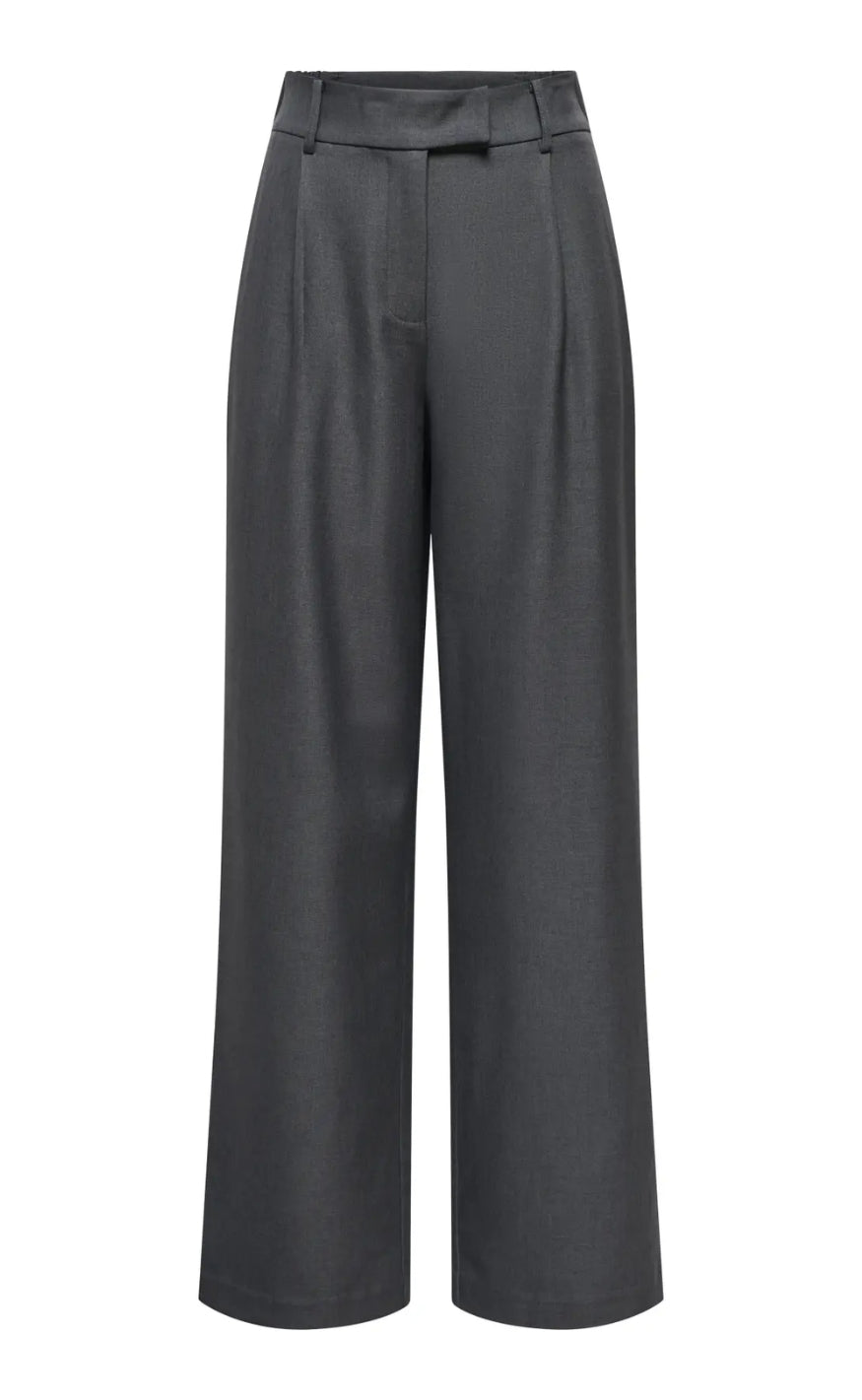 ONLY Bukser - Linda - Dark Grey Melange