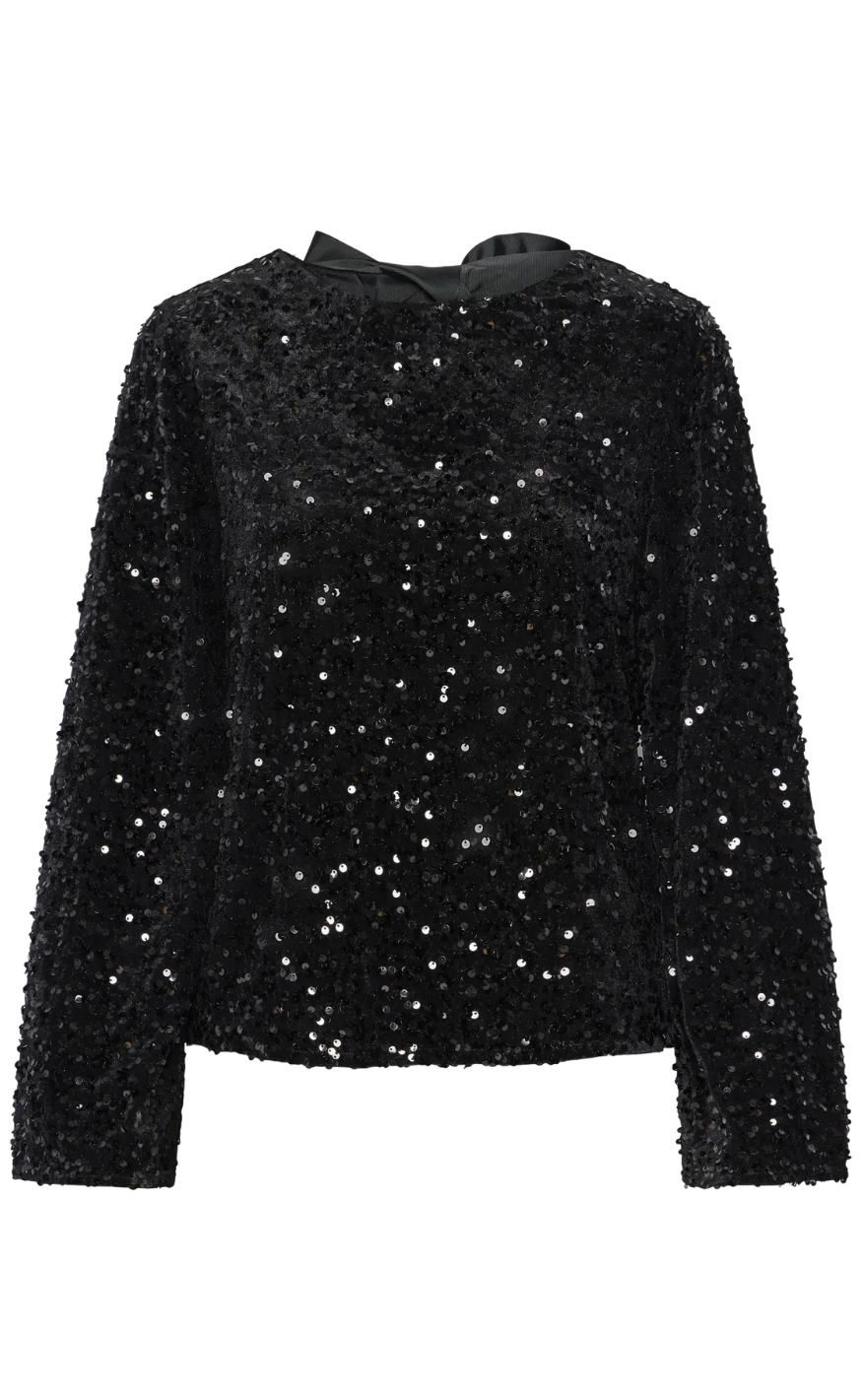 Pieces Topp - Kam - Black