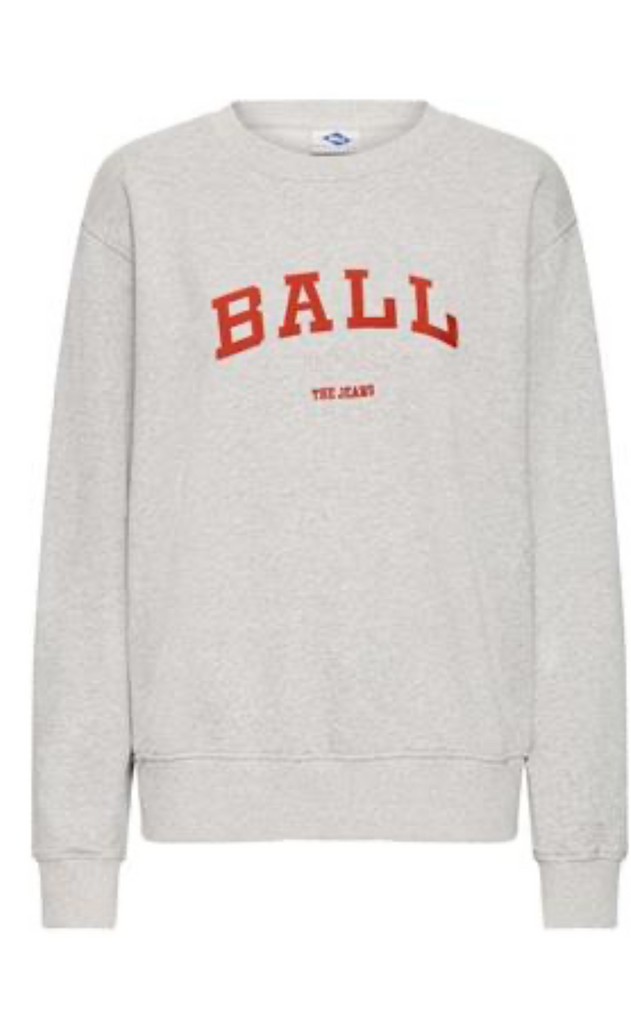 BALL Original Sweatshirt - Taylor - Medium Grey w. Mistful Mauve