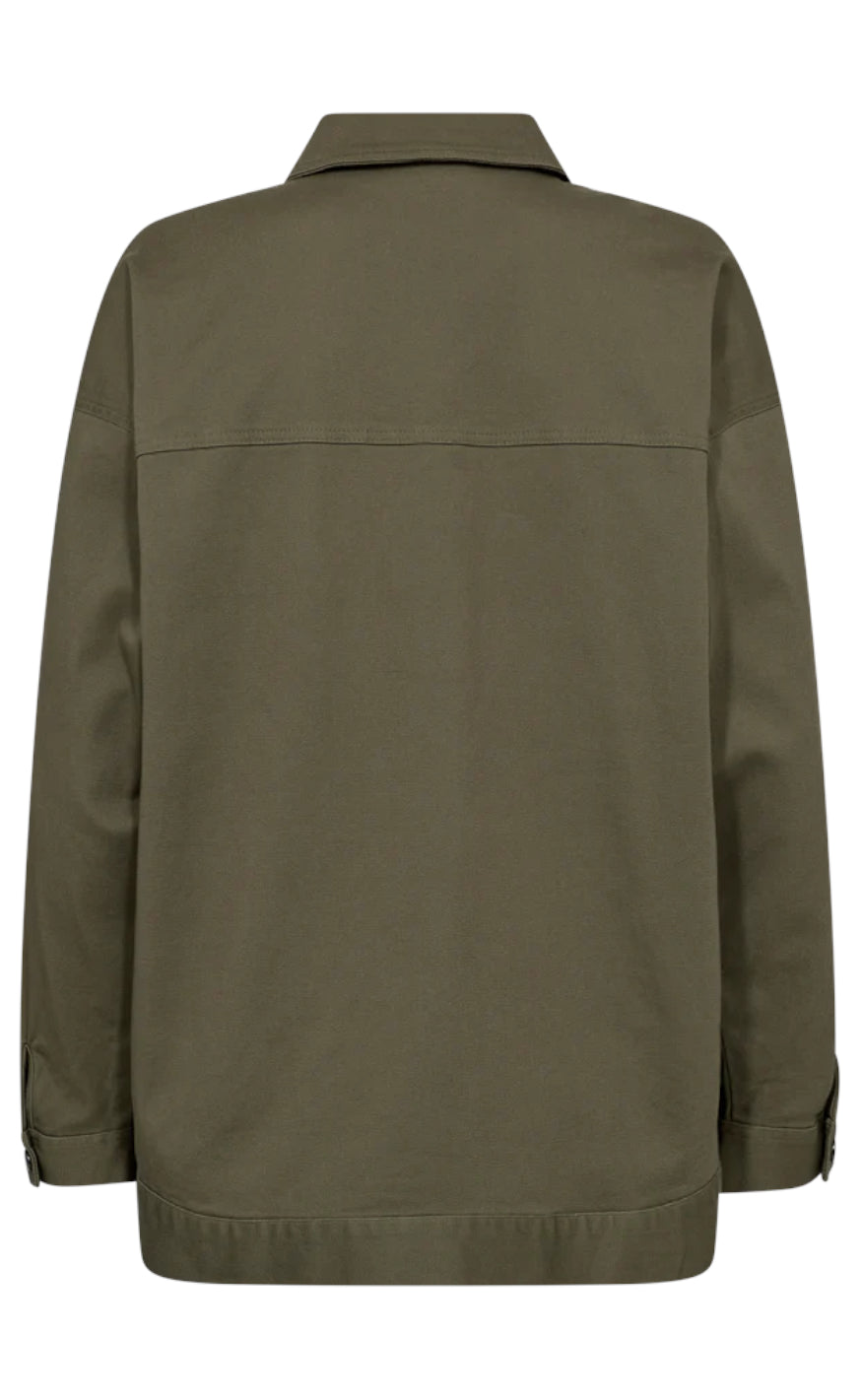 Freequent Jakke - Utili - Deep Lichen Green