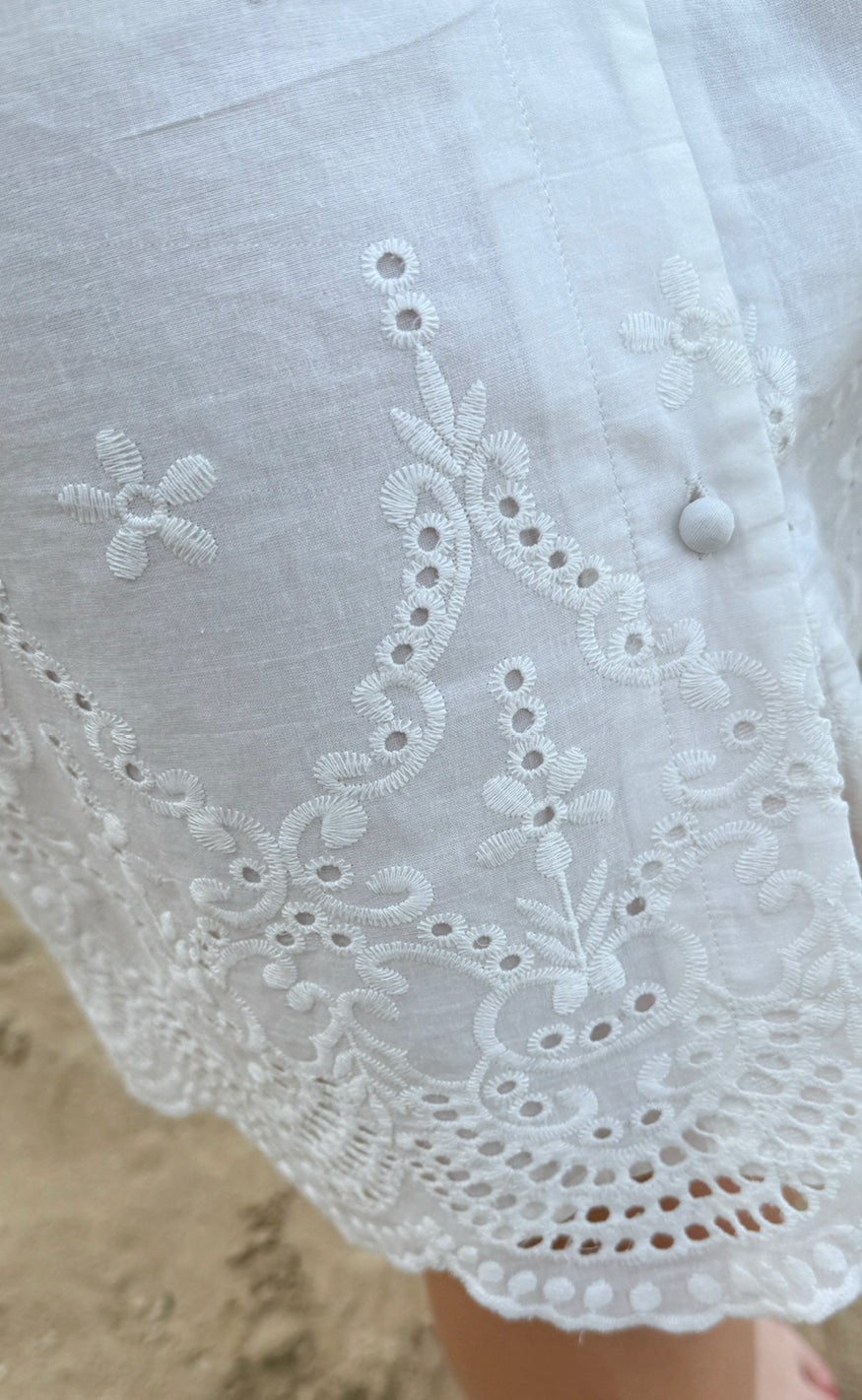 INA Copenhagen Kjole - Claudia - White Broderie Anglaise