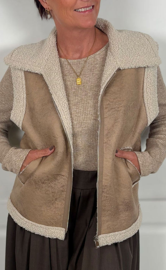 Marta Du Chateau Vest - Valley - Beige