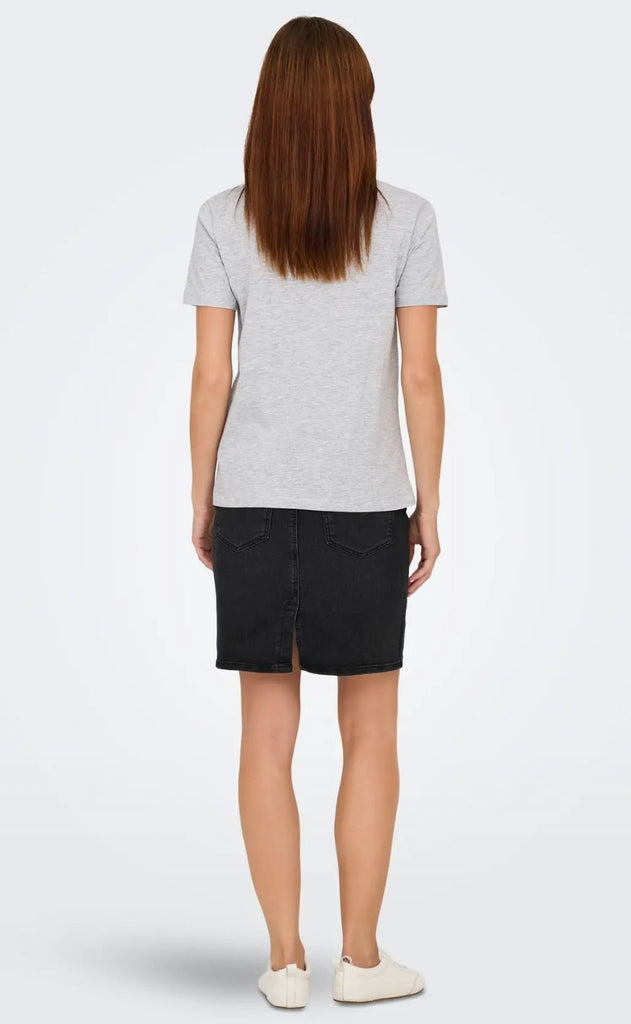 ONLY T-shirt - Kita Shell - Grey