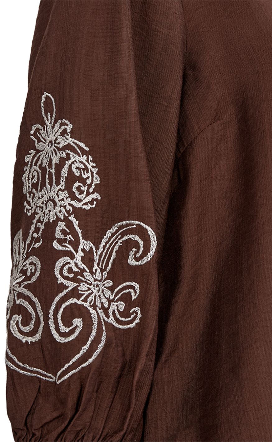 Freequent Bluse - Lindy - Coffee Bean w. Moonbeam