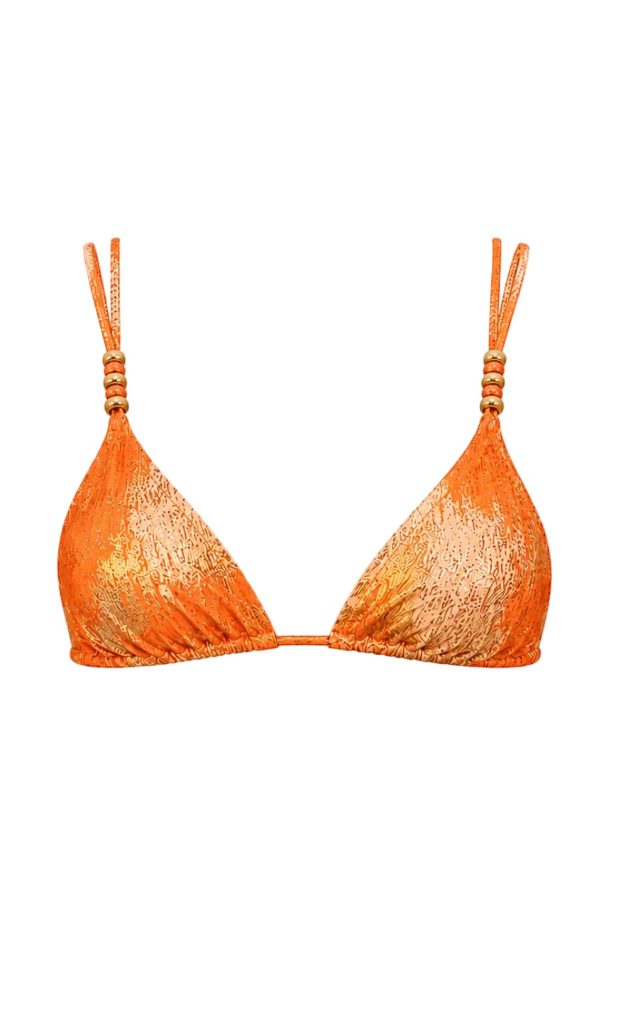 Unica Copenhagen Bikinitopp - Laura - Orange Gold