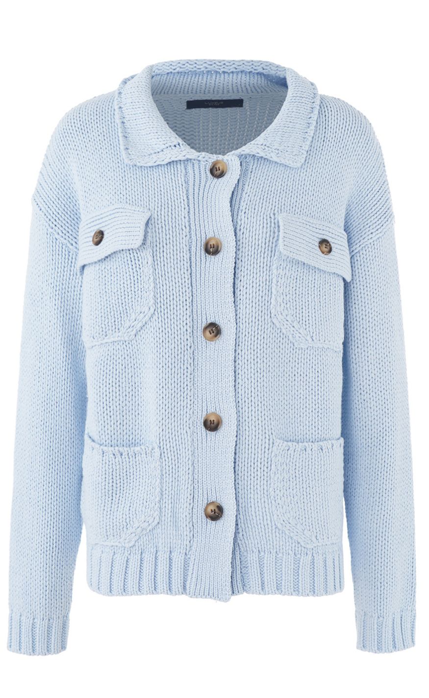 Luxzuz Cardigan - Beatriz - 501 Cerulean Blue