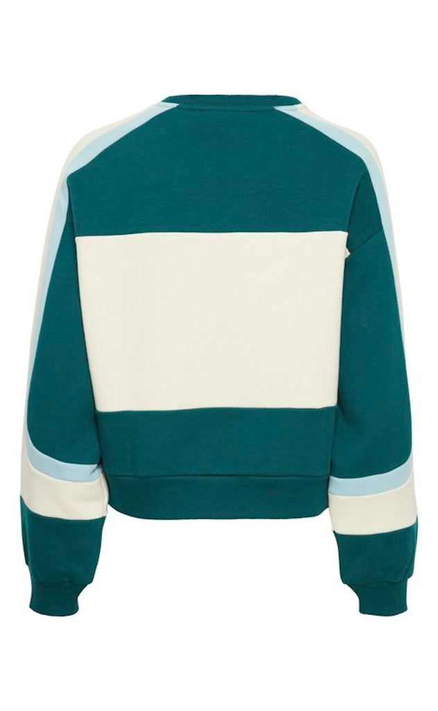 The Jogg Concept Sweater - Sage  Block - Deep Teal Mix