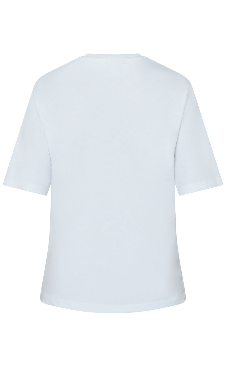 Sisters Point T-shirt - HEDA-LOOSE.SS12 - White/Navy