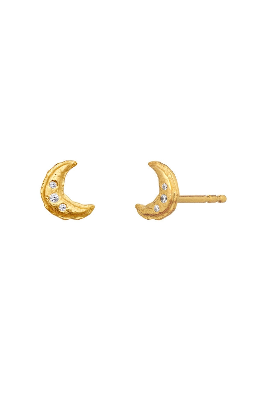 Maanesten Øreringer - Lunia - Gold Colour