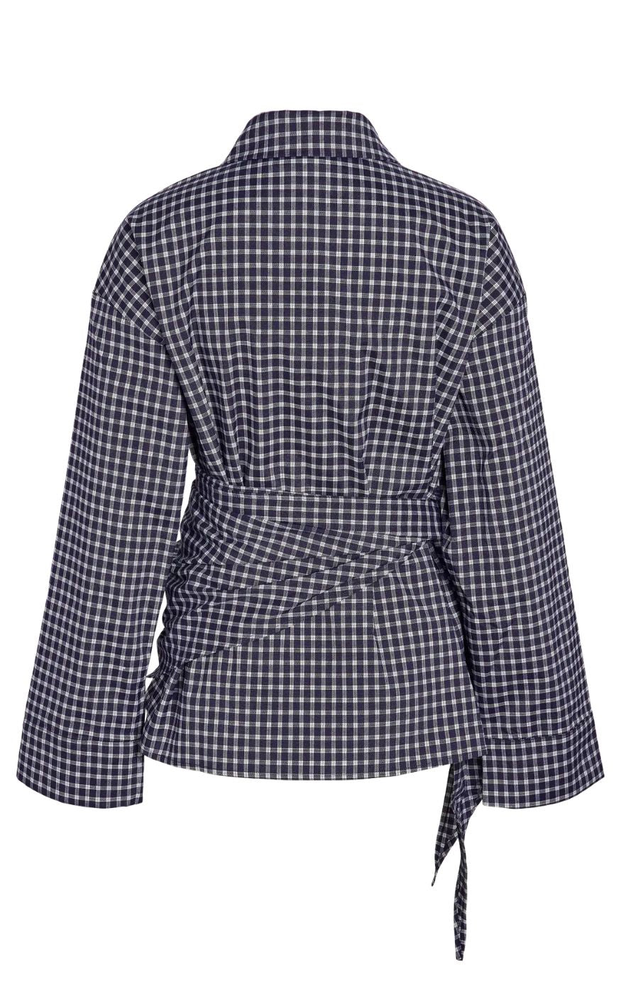 Noisy May Skjorte - Kilah - Navy Blazer/Birch