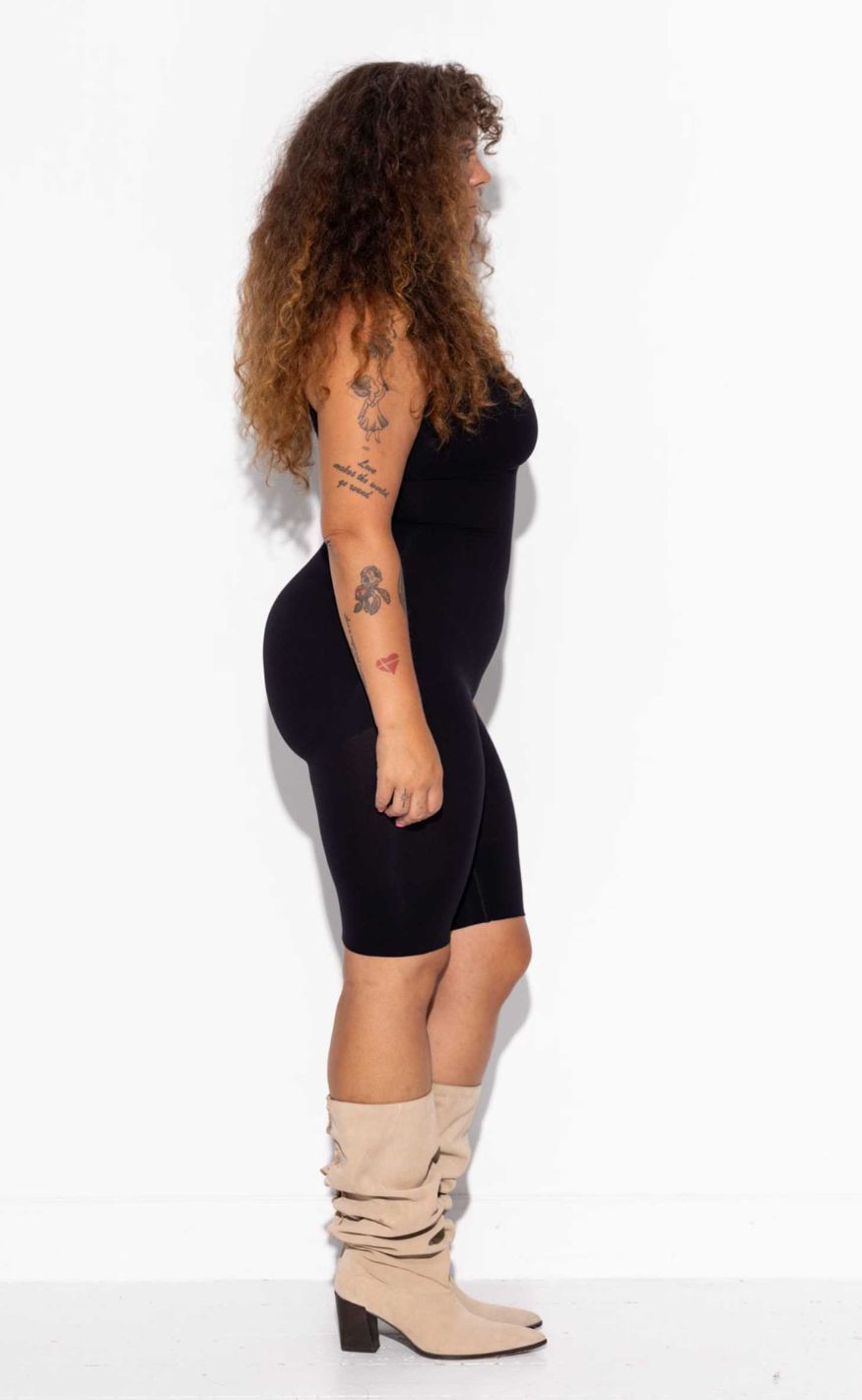 Lykkeland Ateliér Bodysuit - Honey - Black