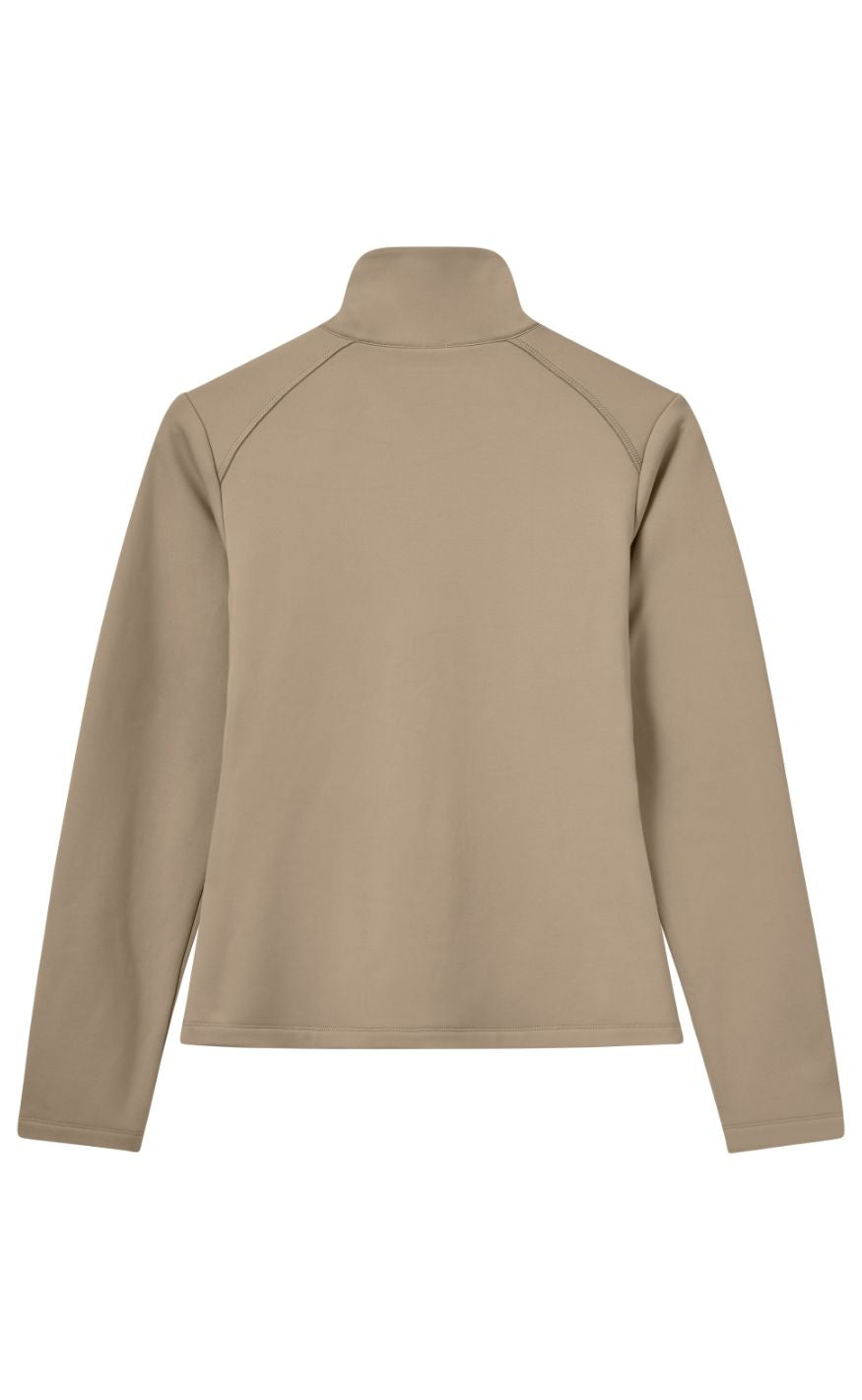 H2O Jakke - Birkholm Essential Midlayer Full Zip - Warm Grey