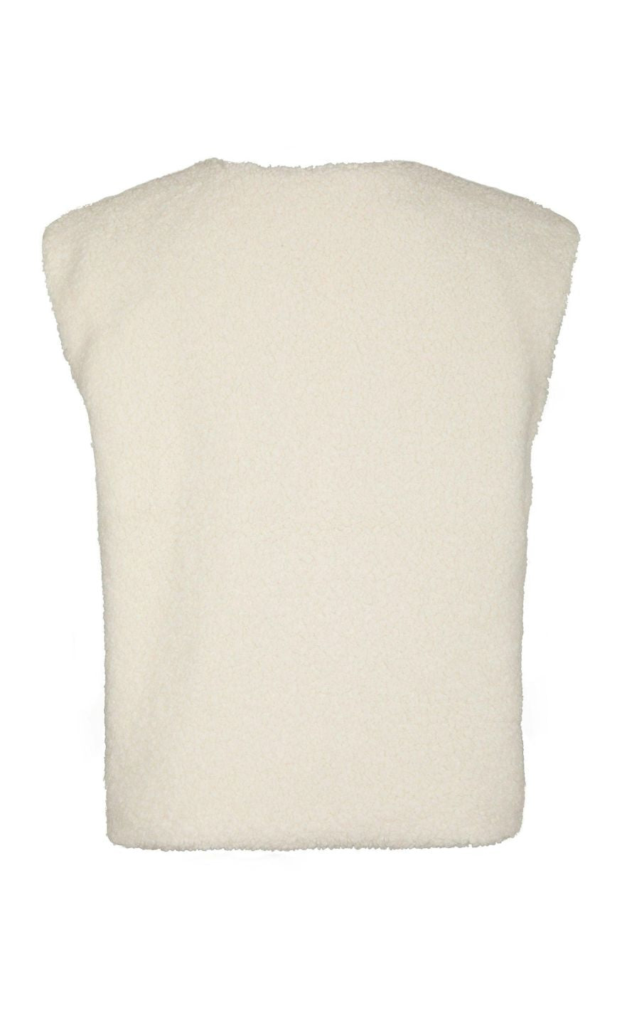 Neo Noir Vest - Anjanna Teddy - Ivory