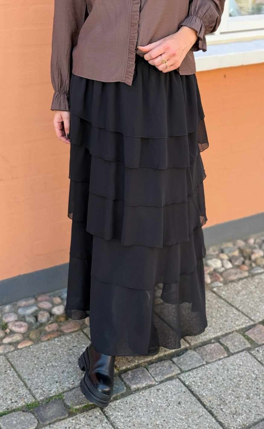 Say INA Copenhagen Skjørt - Feline Frill - Black