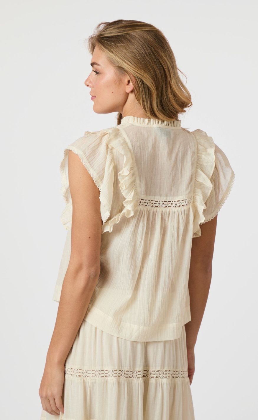 Neo Noir Topp - Jayla - Light Yellow