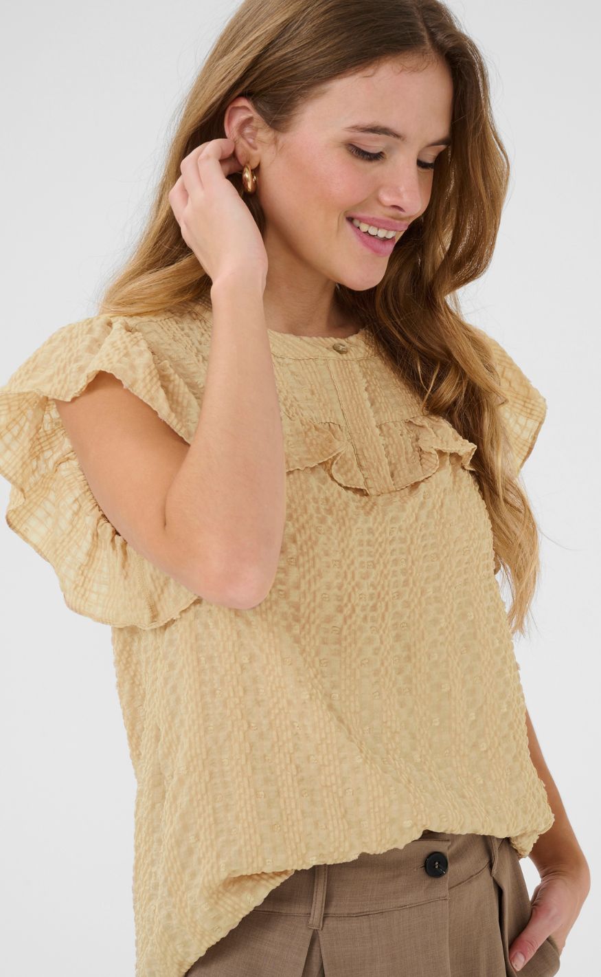 Culture Bluse - Elora - Dune