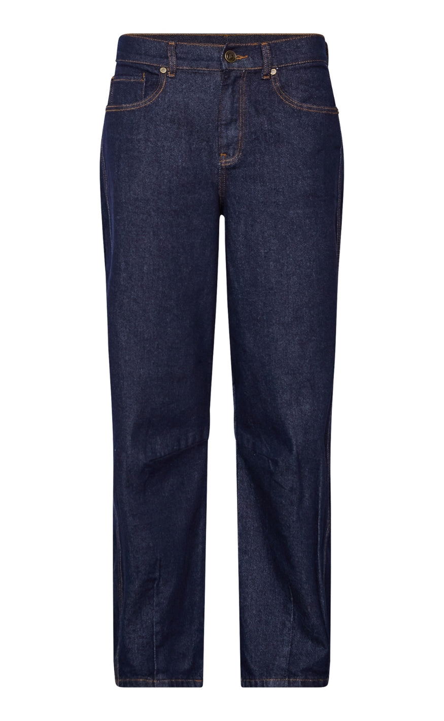 Sisters Point Bukser - FIORA-BARREL3 - D. Blue Denim