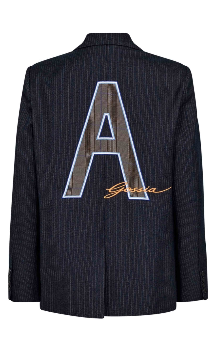Gossia Blazer - Beatrice Jo - Navy Blue Stripes
