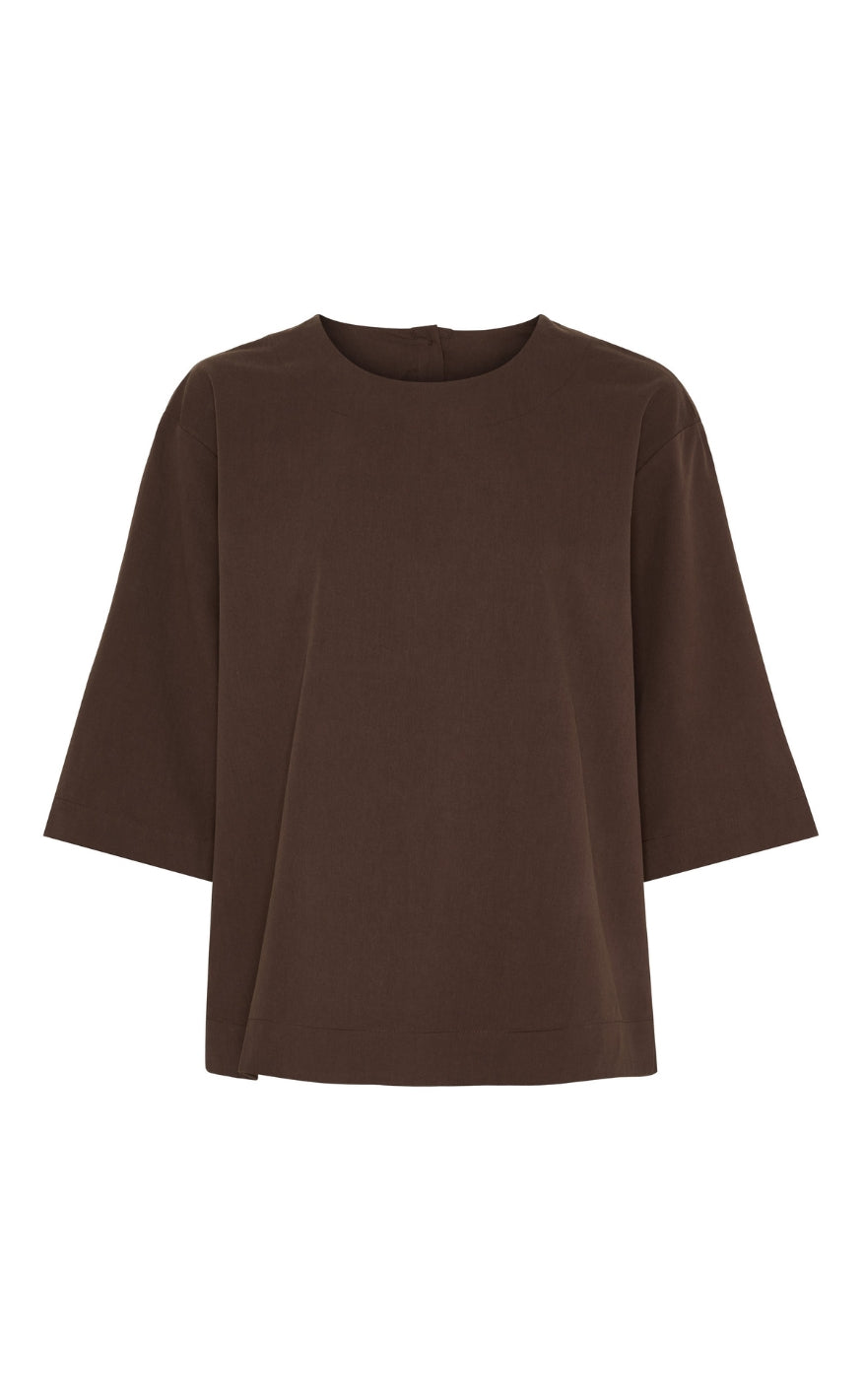 Notyz Bluse - Taipei - Chocolate