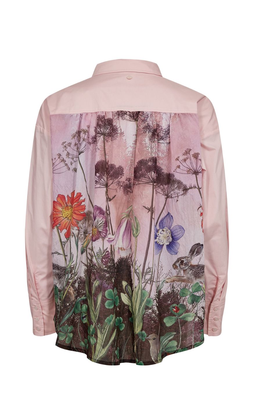 Nümph Skjorte - Forest - Pink Lady