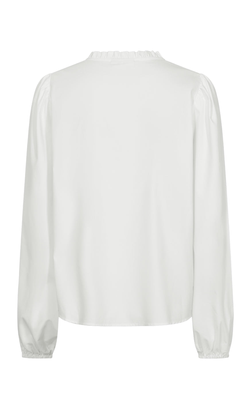 Freequent Bluse - Friva - Star Off-white w. St Off-white