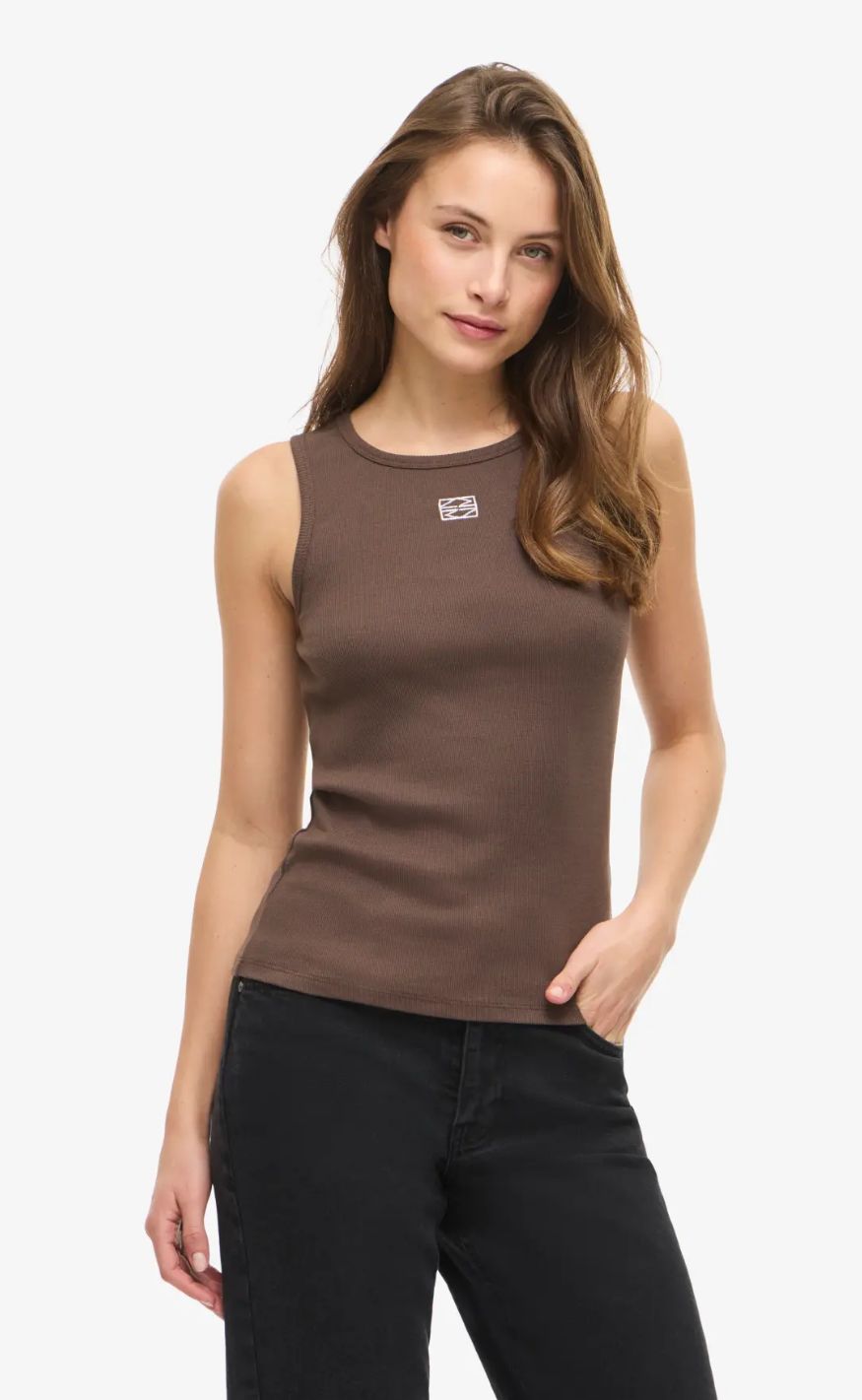 Noisy May Topp - Maya S/l Regular - Chocolate Brown
