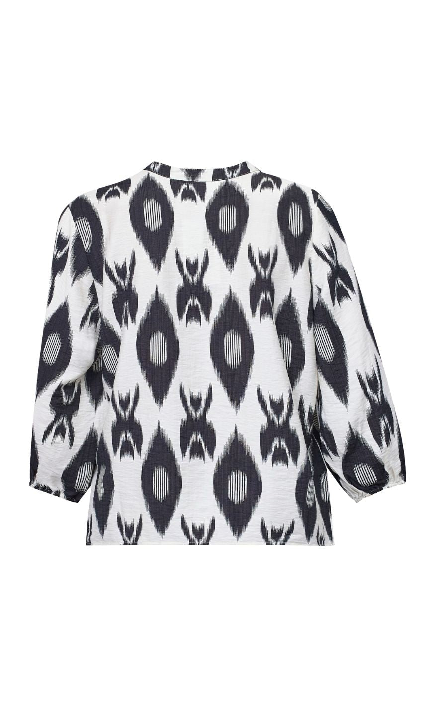 Sisters Point Skjorte - VIABA-SH7 - Cream/Black