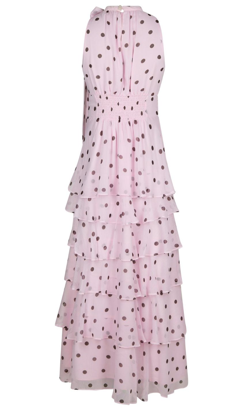 Neo Noir Kjole - Marli Big Dot - Light Pink