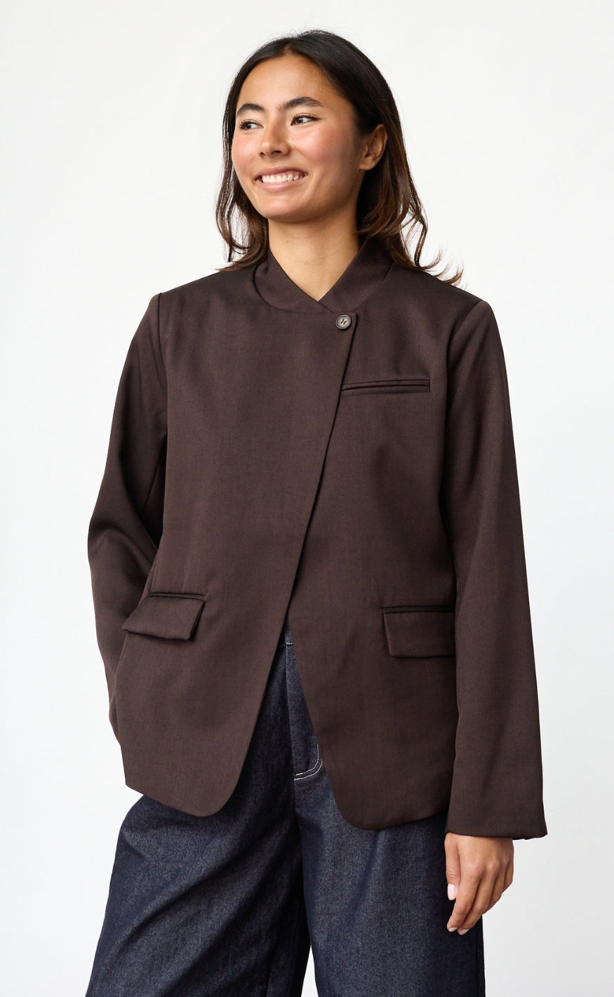 Sisters Point Blazer - VIKSA-HIGH.BL - Mocca