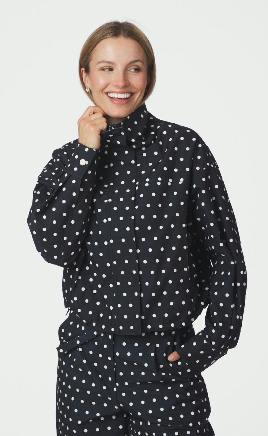 Neo Noir Jakke - Callisa Dot - Black