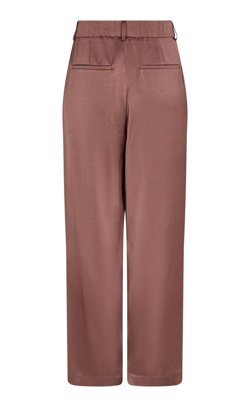 Neo Noir Bukser - Emmett Heavy Sateen - Dark Rose