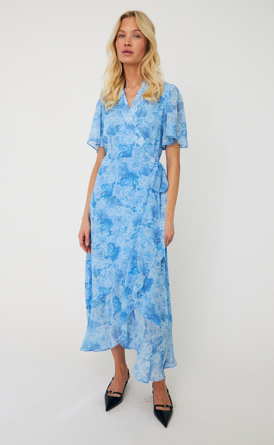 Cras Kjole - Linea - Blue Rosengarden