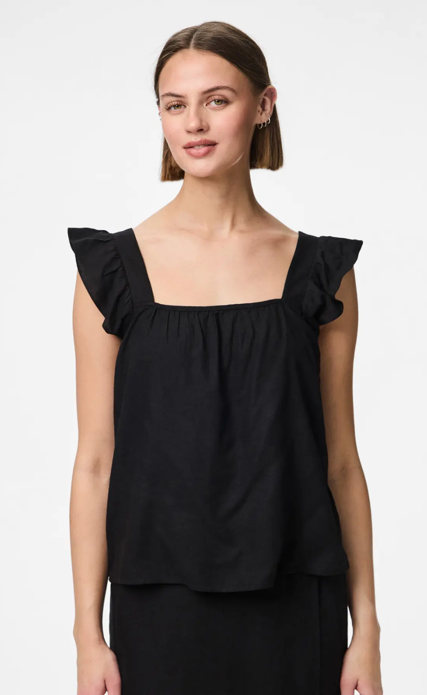 Pieces Topp - Pia - Black