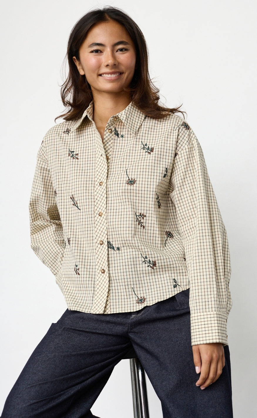 Sisters Point Skjorte - ESMAE-SH - Cream Check