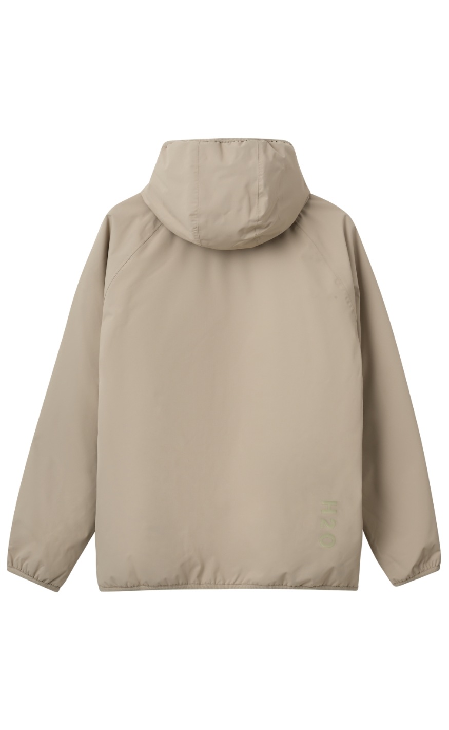 H2O Jakke - Læsø Padded - Warm Grey