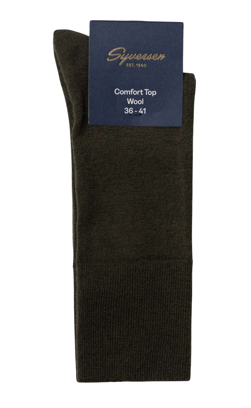 Oroblu Strømper - Fine Wool Comfort Topp W - Olive