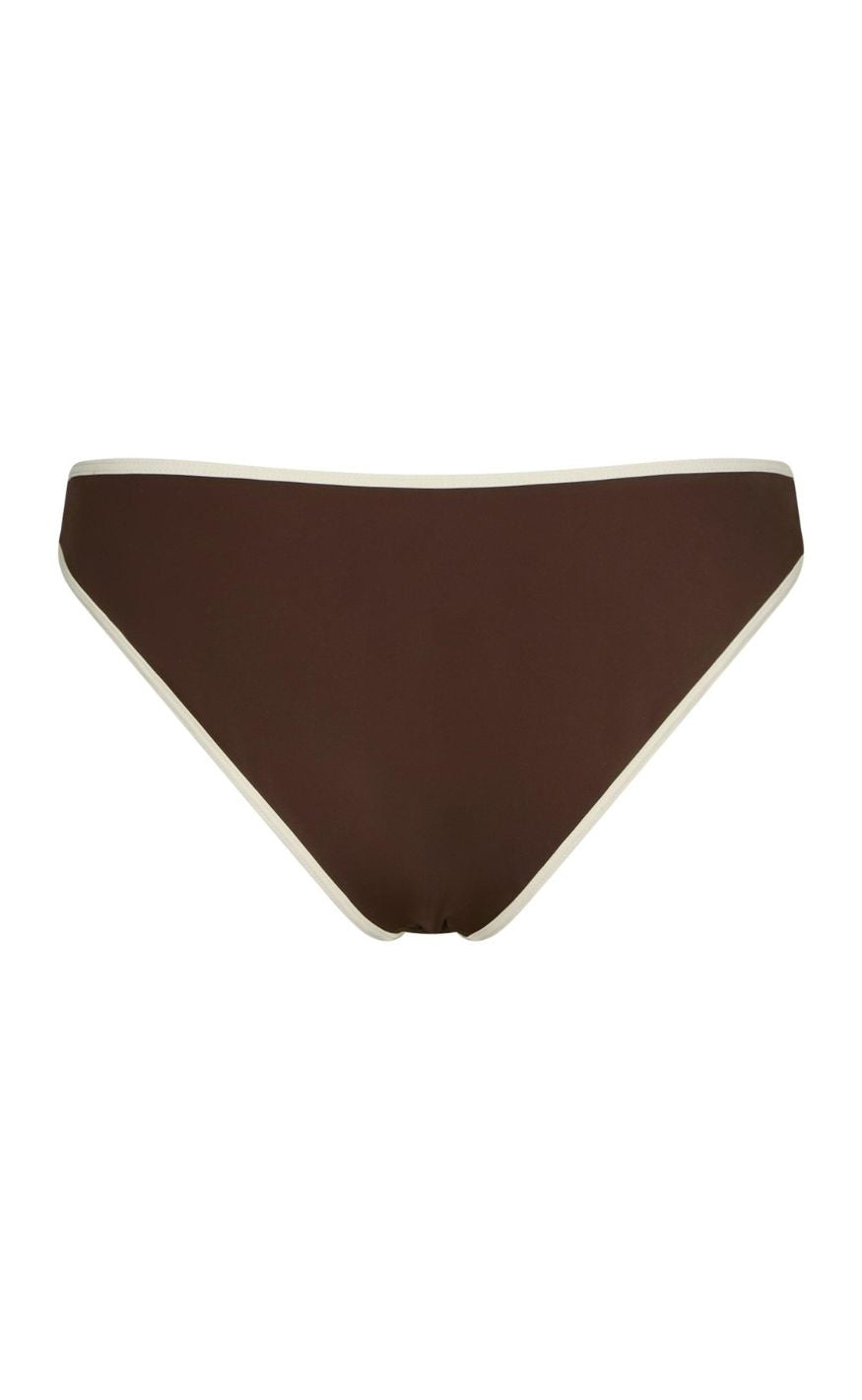 Neo Noir Bikinitruse - Jovita Solid - Dark Brown/Creme