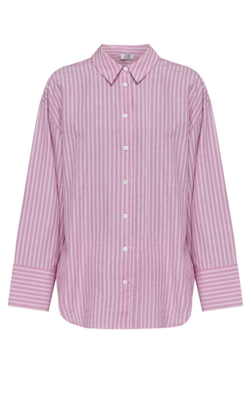 Love & Divine Skjorte - Love1225-2 -  Barbie/Stripe