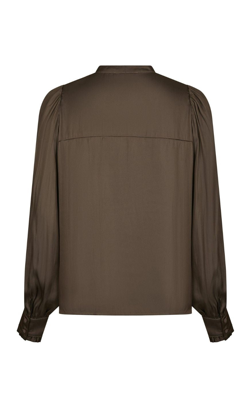 Neo Noir Bluse - Zola - Brown