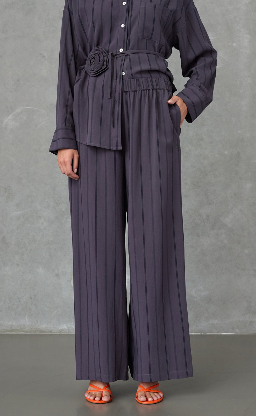 Love & Divine Bukser - Love1623 - Grey Stripes