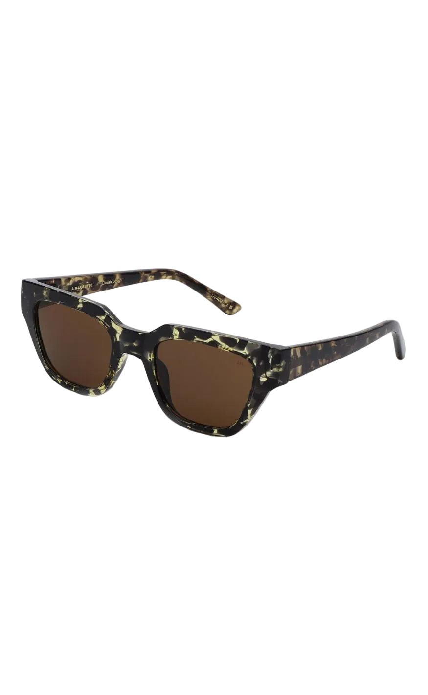 A. Kjærbede Solbriller - Kaws - Black / Yellow Tortoise