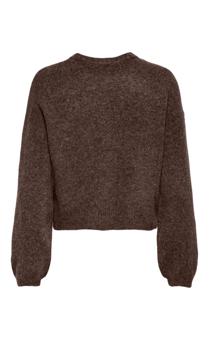 ONLY Cardigan - Isabella - Hot Fudge Detail Melange