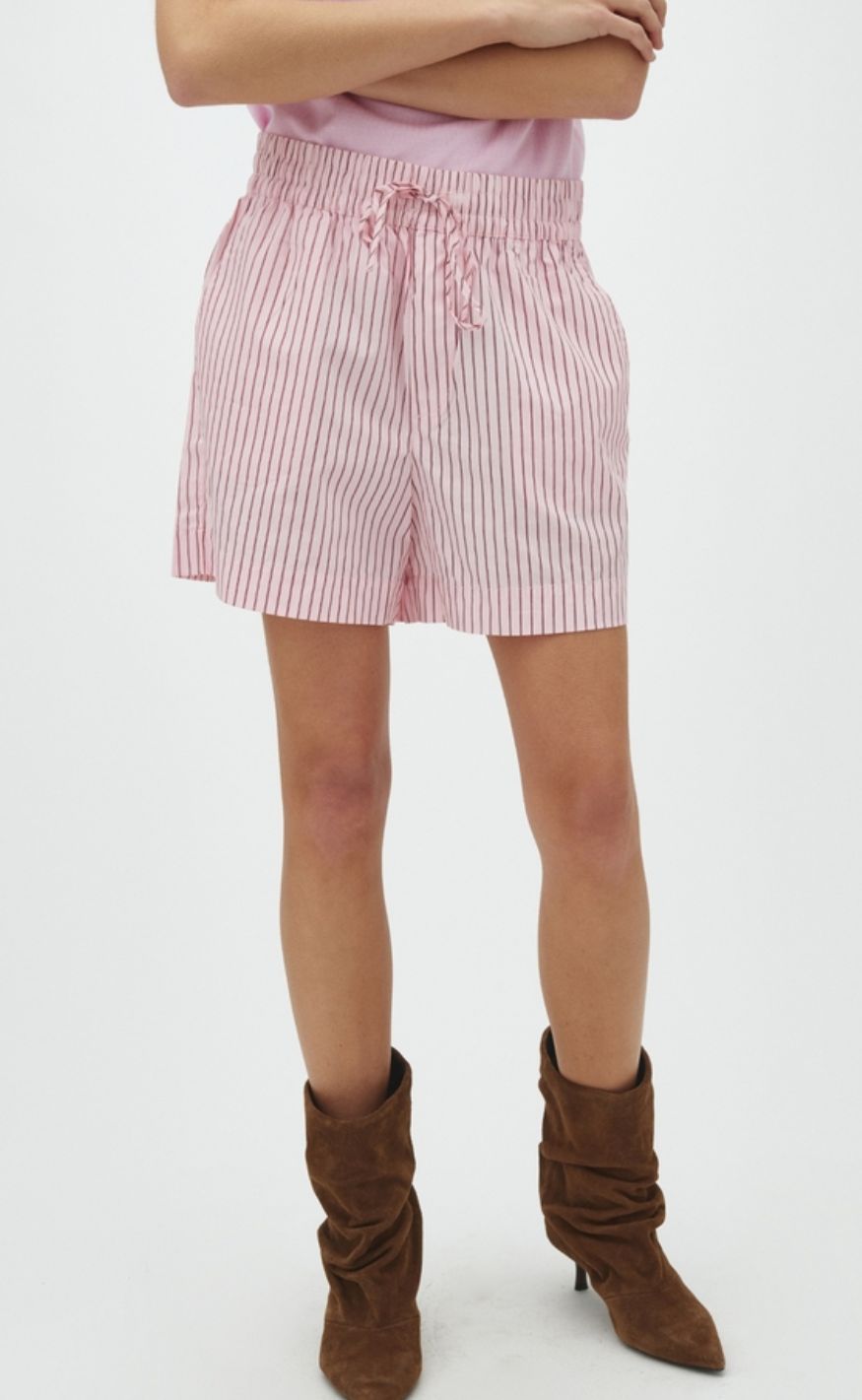 MbyM shorts - Meris-M - Pink Wine Stripe
