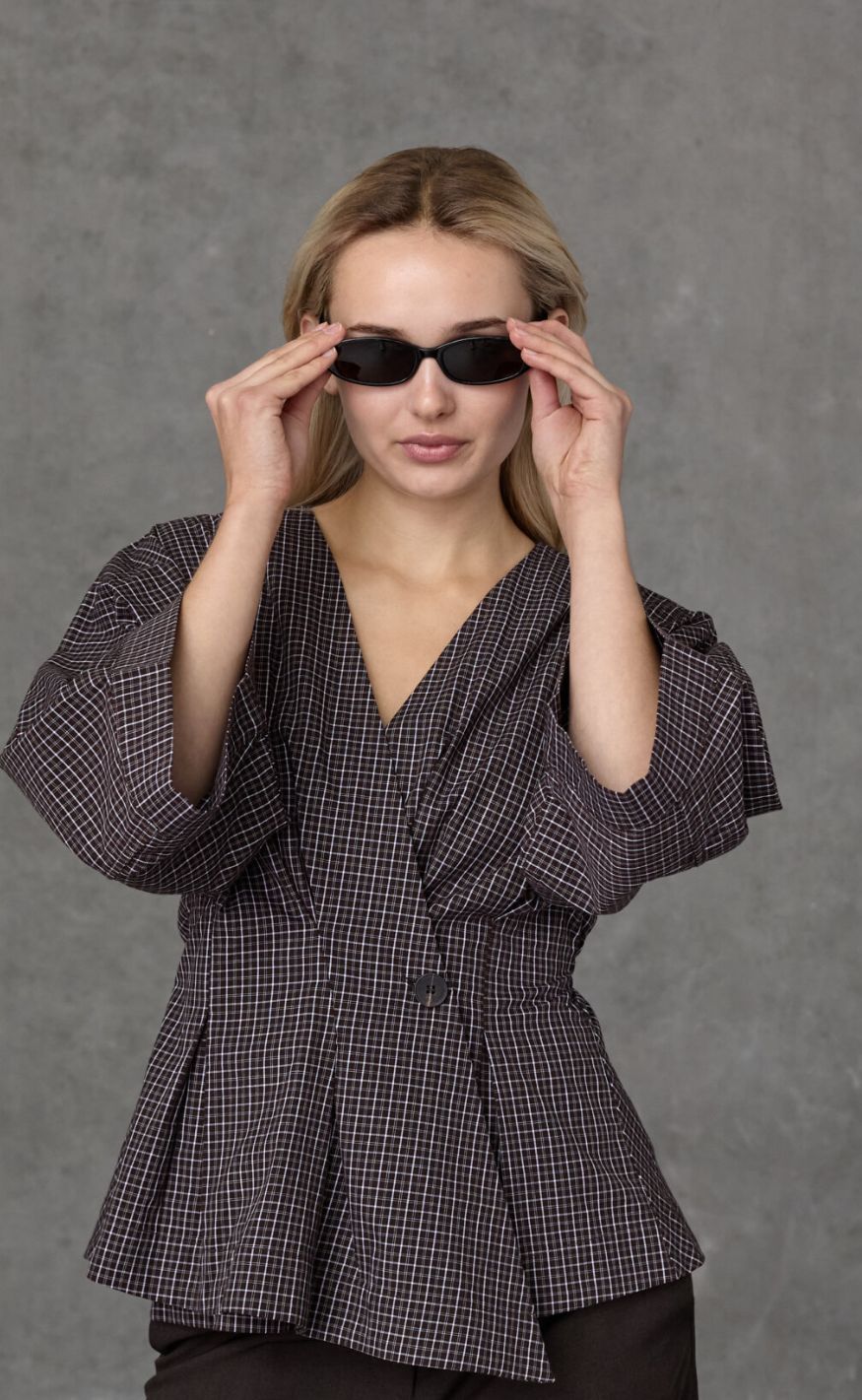 Love & Divine Skjorte - Love1510-1 - Brown Check