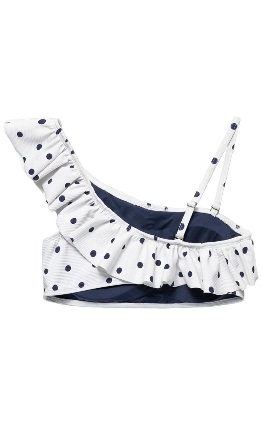 Panos Emporio Bikinitopp/Topp - Helle Polka Dot - White/Navy