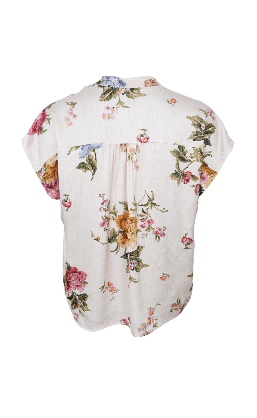Black Colour Bluse - Zalina SS - Creme
