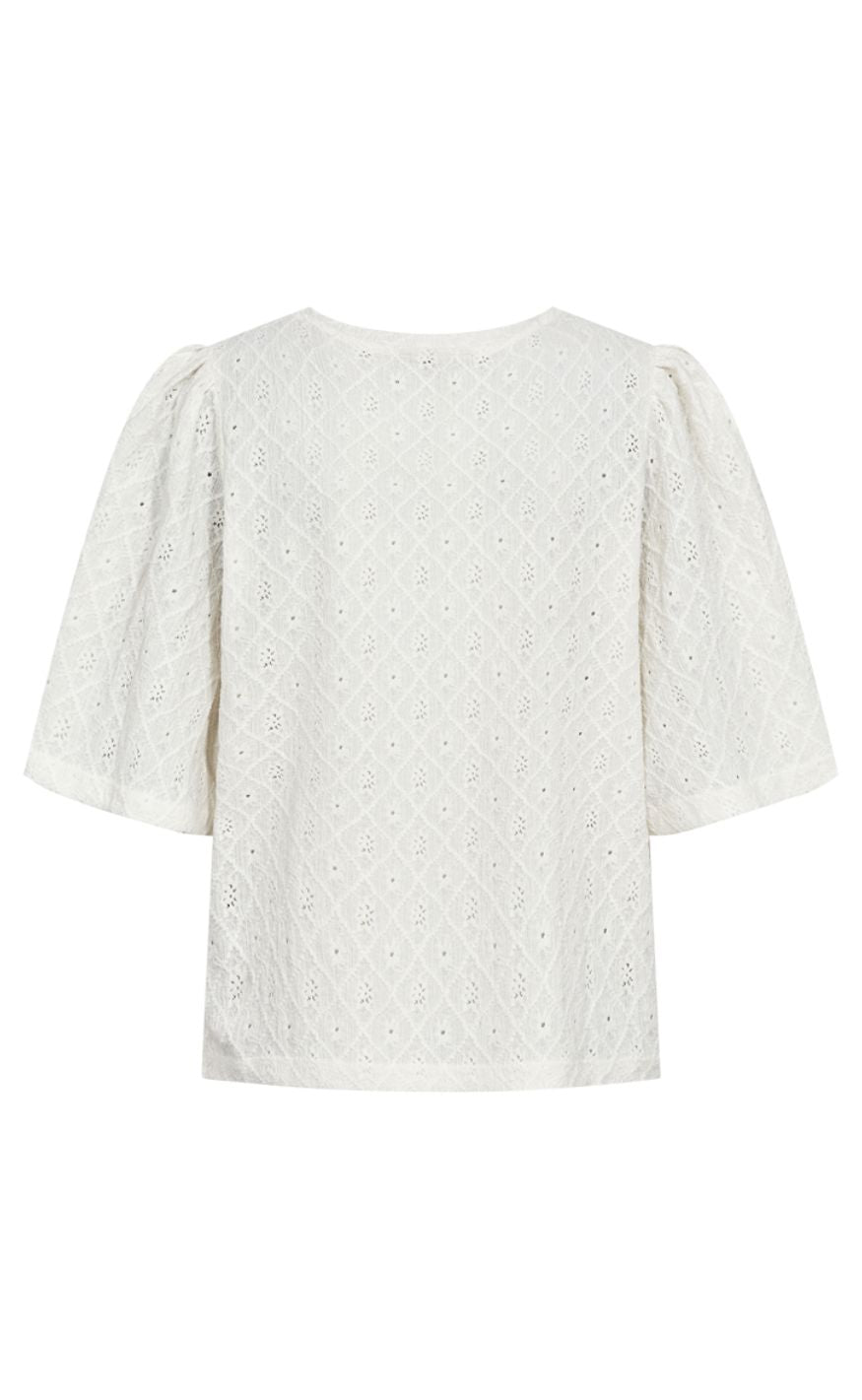 Freequent Bluse - Kiona - Star Off-white