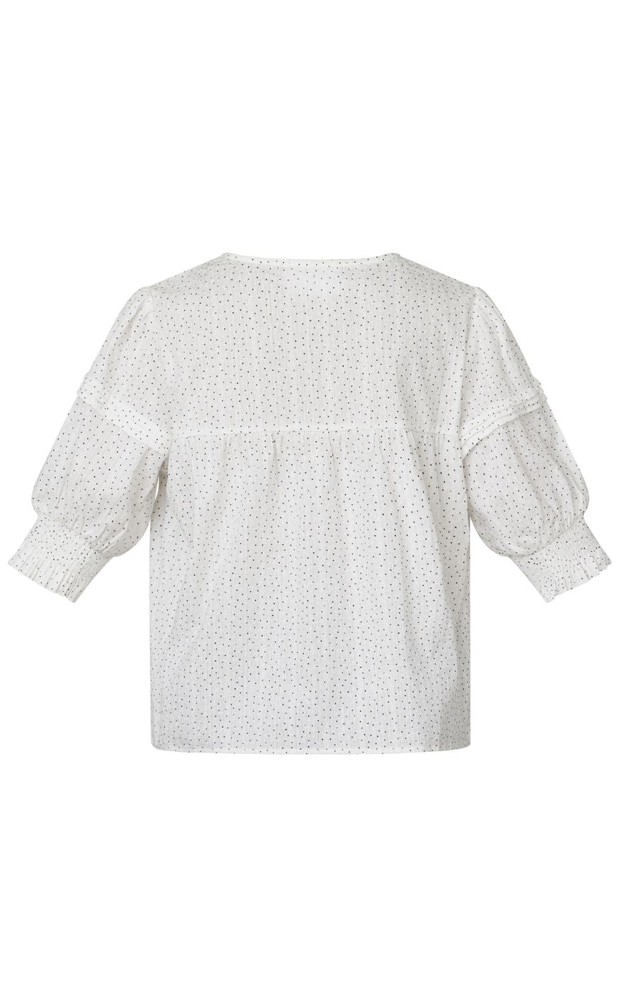 Sisters Point Topp - EMRA-SS - Off White/Black